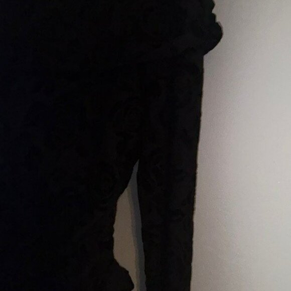 Wild Fable Black Smocked Velvet Off Shoulder Top - Picture 5 of 5